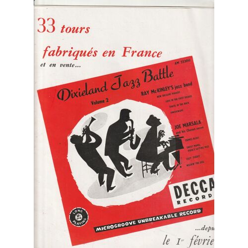 Catalogue 33 Tours Decca Et Ducretet-Thomson 12 Pages 24x30 Cm - Avec Feuillet Indépendant Le Palmarès Du Grand Prix Du Disque Charles Cros 1952 -
