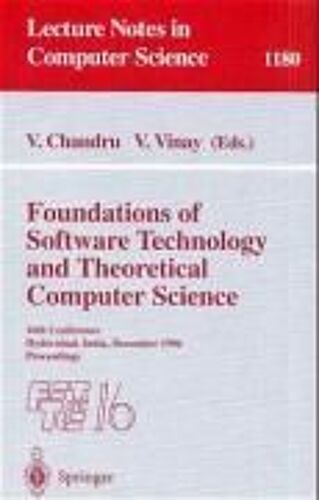 Foundations Of Software Technology And Theoretical Computer Science