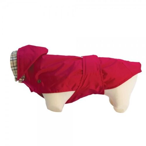 Impermeable Tonga New Generation Rouge Doublure Ecossaire T40