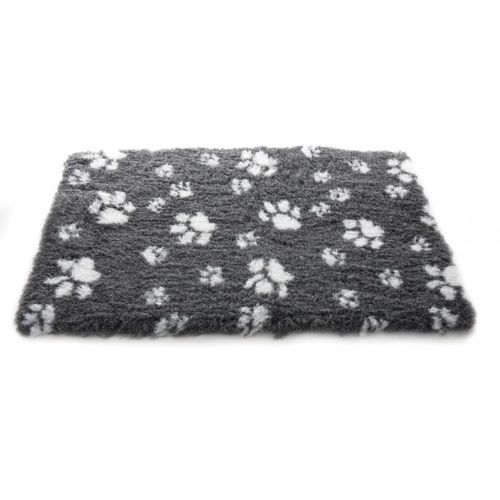 Petbed 50x75 Pattes Gris/Blanc