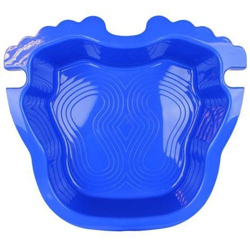 Pédiluve avec fond antidérapant et accroche échelle pour piscine hors sol - Bleu - Linxor