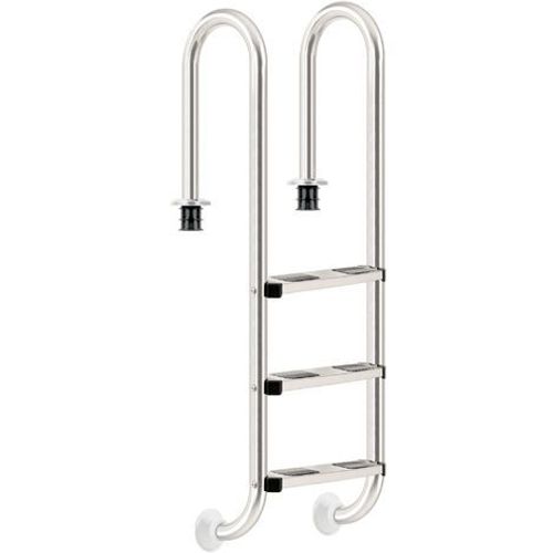 Zelsius Échelle de piscine en acier inoxydable | avec 3 marches