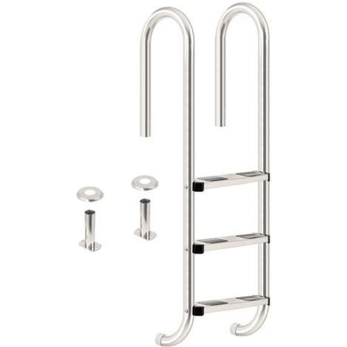 Zelsius Échelle de piscine en acier inoxydable | avec 3 marches
