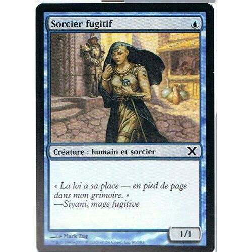 Sorcier Fugitif  - Magic Mtg - 10ème Edition 86 - C