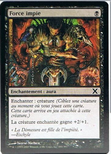 Force Impie  - Magic Mtg - 10ème Edition 185 - C