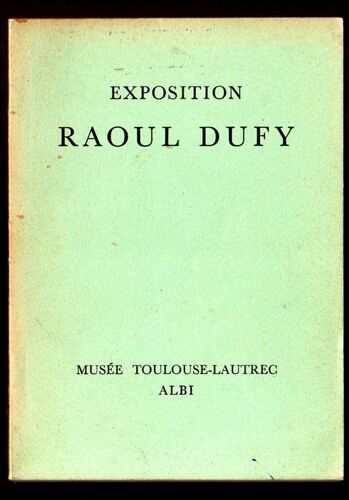 Exposition Raoul Dufy