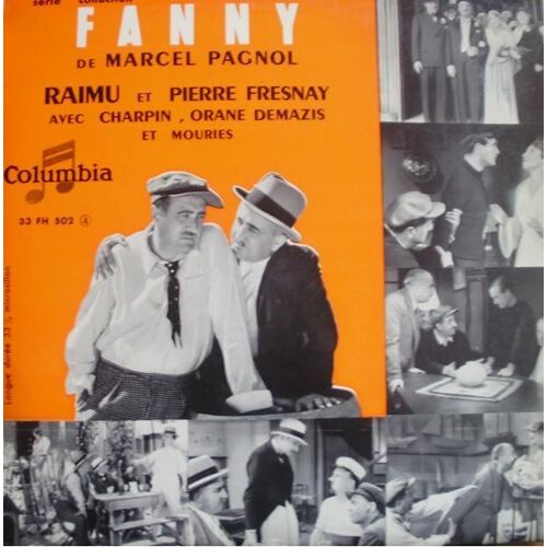 Lp 25 Cm « Fanny/59 - Bo De Marcel Pagnol »