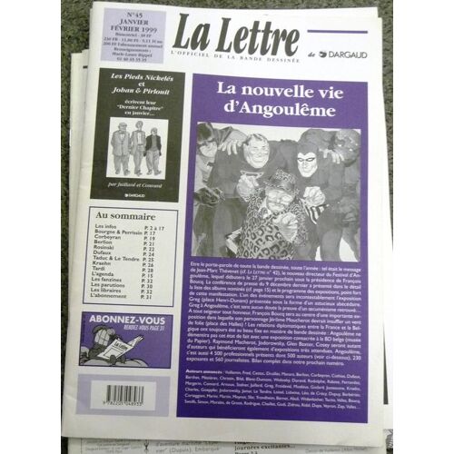 La Lettre De Dargaud   N° 45