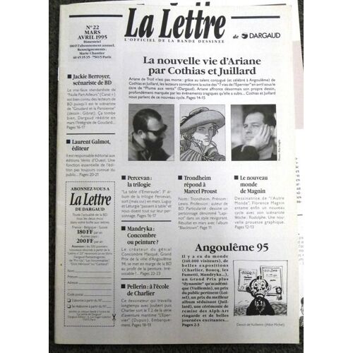 La Lettre De Dargaud   N° 22