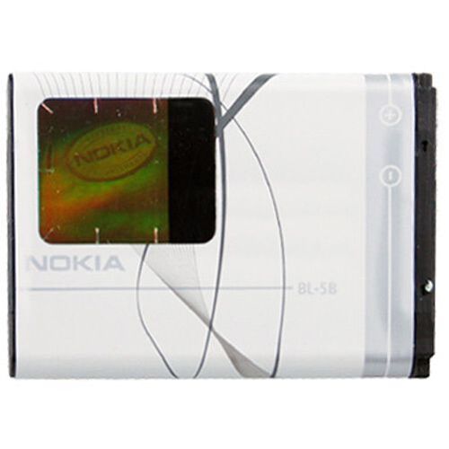 Batterie D'origine Nokia Bl-5b Pour Nokia 3220, 3230, 5070, 5140, 5200, 5300, 5320, 5500, 6020, 6021, 6060, 6070, 6080, 6120 Classic, 6124 Classic, 7260, 7360, N80, N90