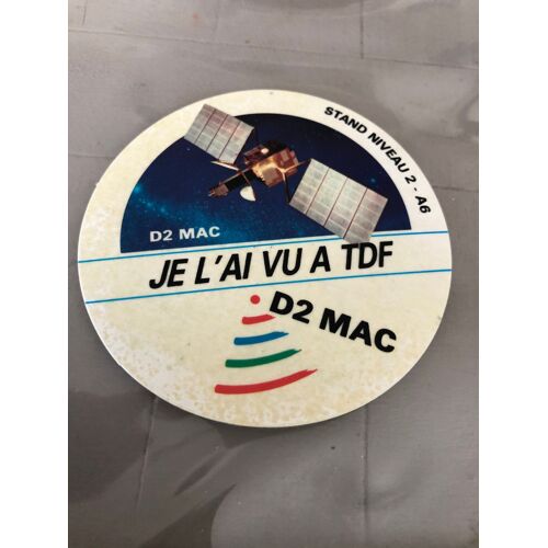Je L'ai Vu À Tdf - D2 Mac - Taktik Scoreline Au Verso - 8 Cm