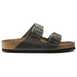Sandale Birkenstock Arizona Velours 552801 Marron
