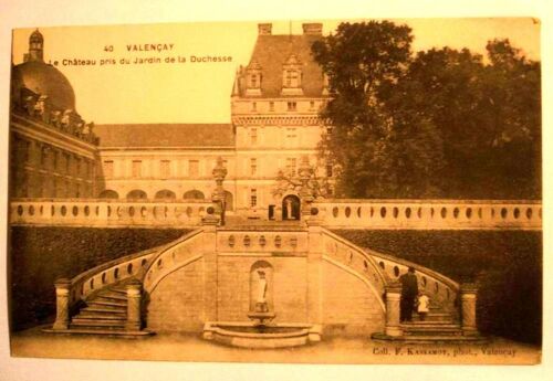Carte Postale Ancienne Indre Valencay Le Chateau Pris Du Jardin De La Duchesse
