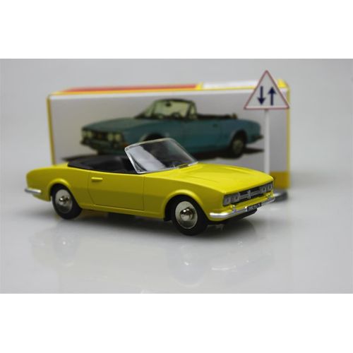 Dinky Toys 1423 - Peugeot 504 Cabriolet Jaune 1:43, Atlas-Atlas