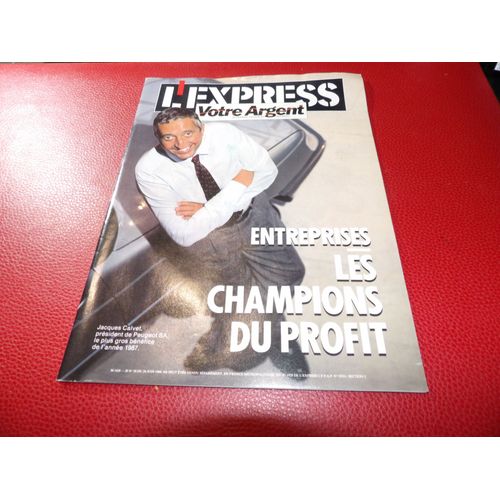 L Express Votre Argent : Entreprises, Les Champions Du Profit