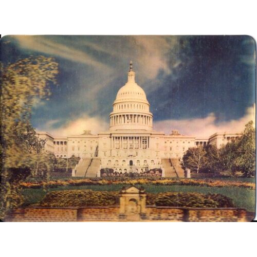 Washington D.C. : Carte Btridimentionelle Du Capitol Des États Unis