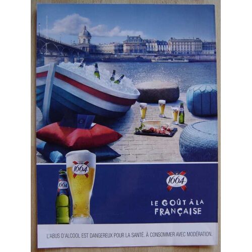Publicité Papier - Bière 1664 De 2013