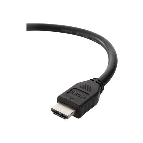 Belkin Standard - Câble HDMI - HDMI mâle pour HDMI mâle - 1.5 m - double blindage - noir - support 4K