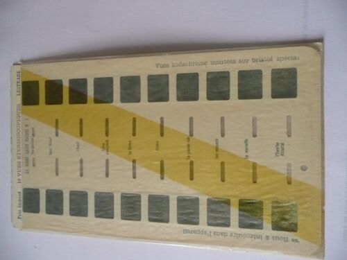 Stéréocarte Lestrade Le Mont St Michel N° 3 Extérieurs.