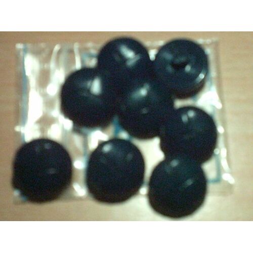 Boutons Verts Imitation Cuir Tesse ( Lot De 8) - Diamètre 22 Mm