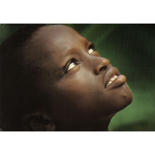 Carte Postale, Afrique, Jeune Enfant Regardant Le Ciel