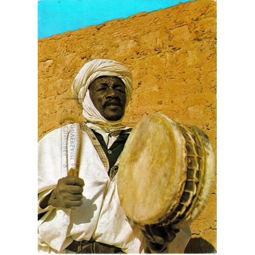 Carte Postale, Afrique, Joueur De Tambour