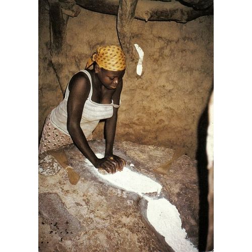 Carte Postale, Afrique, Fabrication Artisanale De Farine