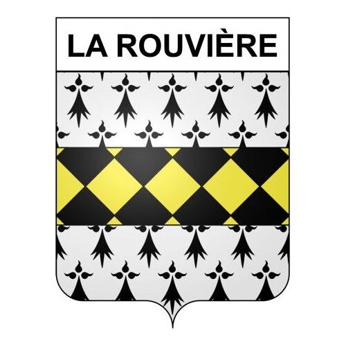 La Rouvière 30 Ville Stickers Blason Autocollant Adhésif - Taille : 17 Cm