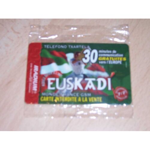Carte Téléphonique Euskadi