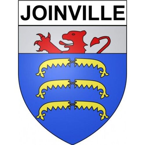 Joinville 52 Ville Stickers Blason Autocollant Adhésif - Taille : 17 Cm