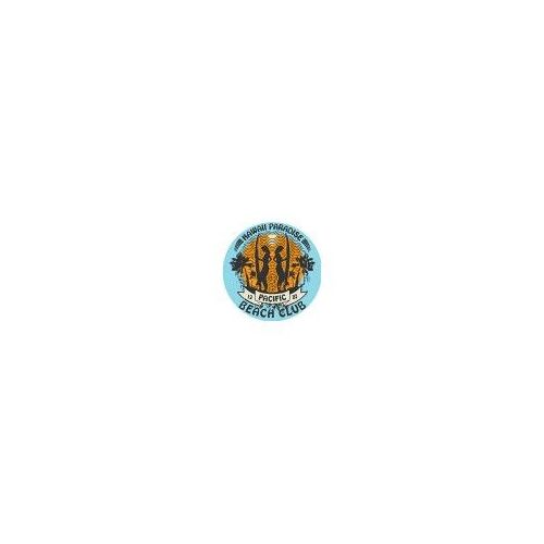 2 X Hawaii Sticker Surf Autocollant Vinyle, Ipad, Ordinateur Portable, Mallette, La Plage Fun Logo 4318, Pacifique - 10 Cm
