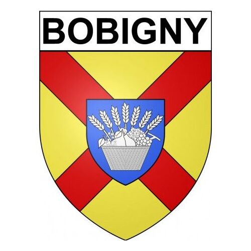 Bobigny 93 Ville Stickers Blason Autocollant Adhésif - Taille : 4 Cm