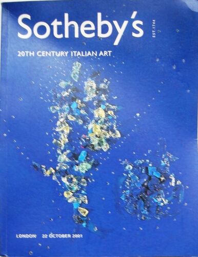 Sotheby's 22/10/2001   N° 01954 : 20th Century Italian Art
