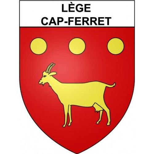 Lège-Cap-Ferret 33 Ville Stickers Blason Autocollant Adhésif - Taille : 17 Cm