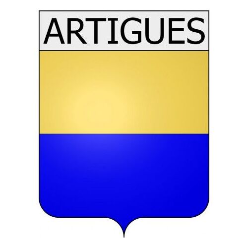 Artigues 11 Ville Stickers Blason Autocollant Adhésif - Taille : 4 Cm