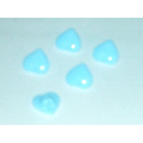 Boutons Coeur Bleu (5)