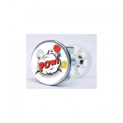 Stickers Bôme Comique Autocollant Bonde Lavabo Évier Bouchon - Taille : 4 Cm