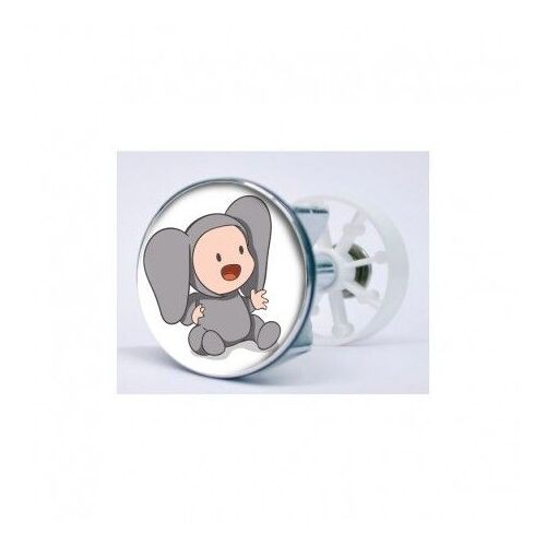 Stickers Bébé1 Autocollant Bonde Lavabo Évier Bouchon - Taille : 4 Cm