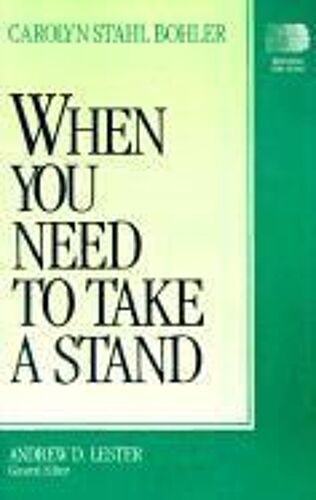 When You Need To Take A Stand