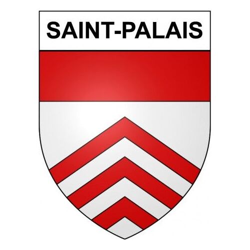 Saint-Palais 18 Ville Stickers Blason Autocollant Adhésif - Taille : 17 Cm