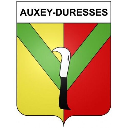 Auxey-Duresses 21 Ville Stickers Blason Autocollant Adhésif - Taille : 12 Cm