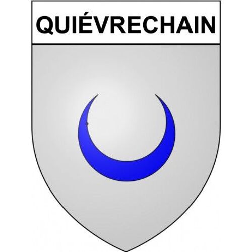 Quiévrechain 59 Ville Stickers Blason Autocollant Adhésif - Taille : 8 Cm