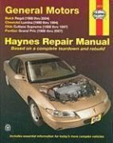 General Motors Buick Regal, Chevrolet Lumina, Olds Cutlass Supreme, Pontiac Grand Prix, 1988-2007