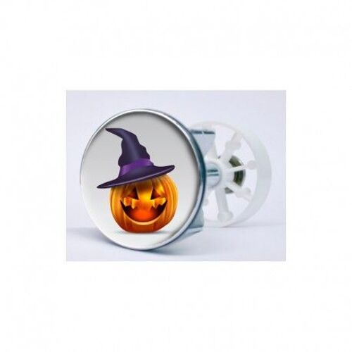 Stickers Halloween 9 Autocollant Bonde Lavabo Évier Bouchon - Taille : 6,2 Cm