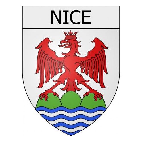 Nice 06 Ville Stickers Blason Autocollant Adhésif - Taille : 17 Cm