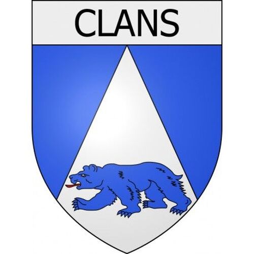 Clans 06 Ville Stickers Blason Autocollant Adhésif - Taille : 17 Cm