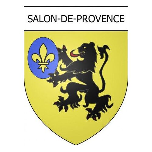 Salon-De-Provence 13 Ville Stickers Blason Autocollant Adhésif - Taille : 4 Cm