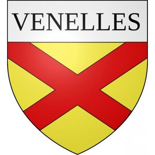 Venelles 13 Ville Stickers Blason Autocollant Adhésif - Taille : 4 Cm