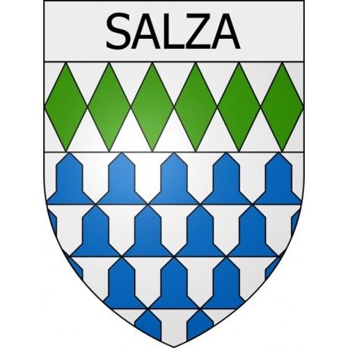 Salza 11 Ville Stickers Blason Autocollant Adhésif - Taille : 12 Cm