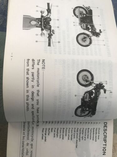 Yamaha - Manuel Du Propriétaire - Rs100/Rs100dx